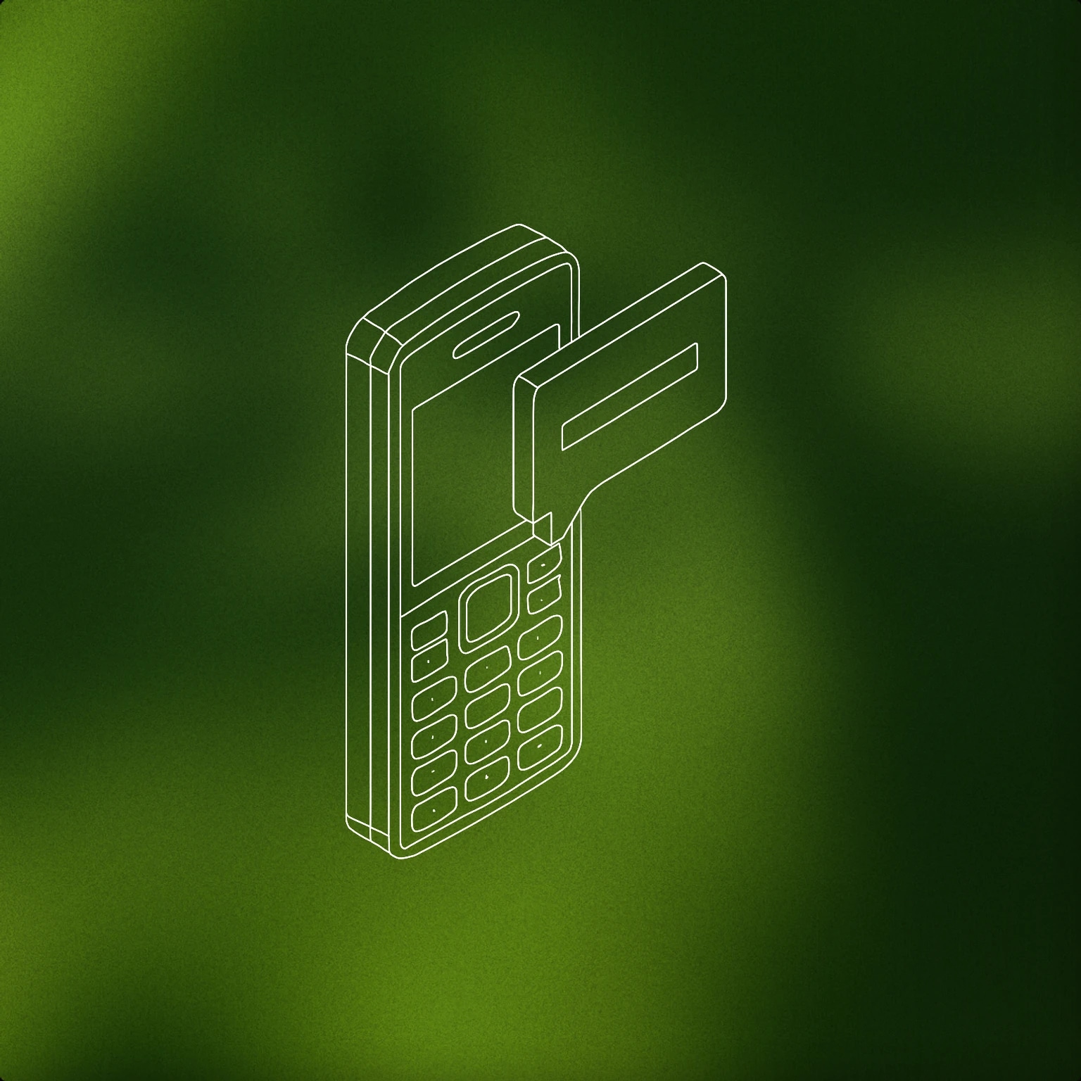 Cover of A classic mobile phone with a rectangular chat bubble emerging from its screen, displaying a single line of text for Sms sound effects