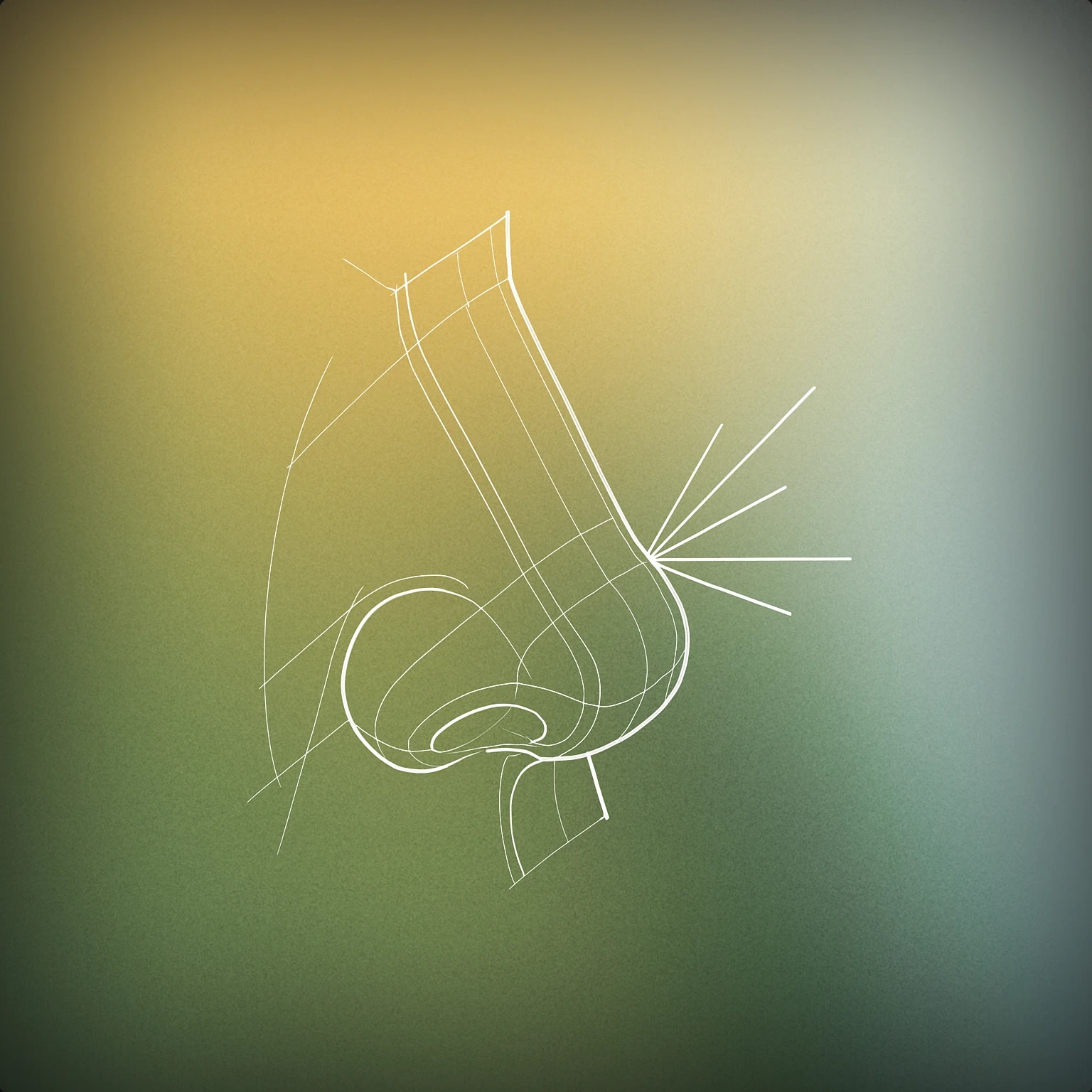 Cover of A stylized human nose with a single, dynamic burst line emerging from the nostrils for Sneeze sound effects