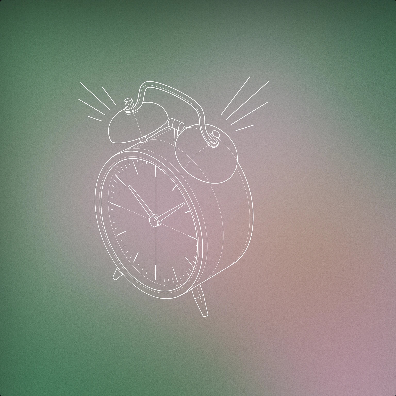 Cover of A bedside alarm clock with a prominent bell on top and simplified sound lines radiating from it for Bedroom sound effects