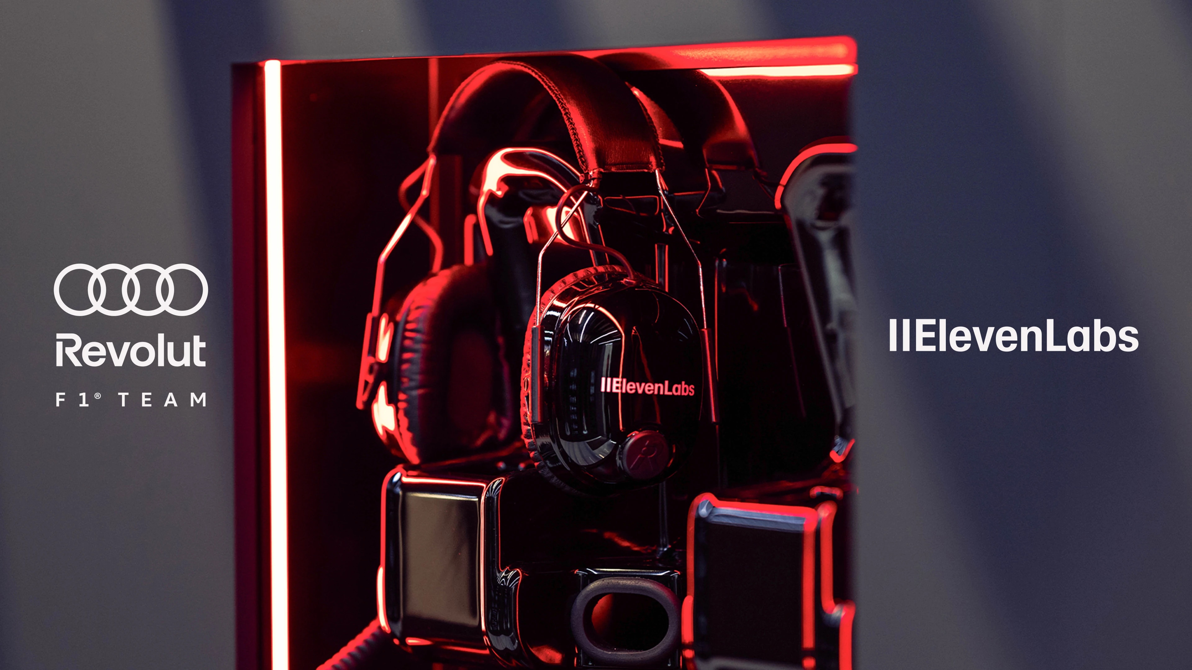 Audi Revolut F1 Team Headset w/ ElevenLabs Logo 