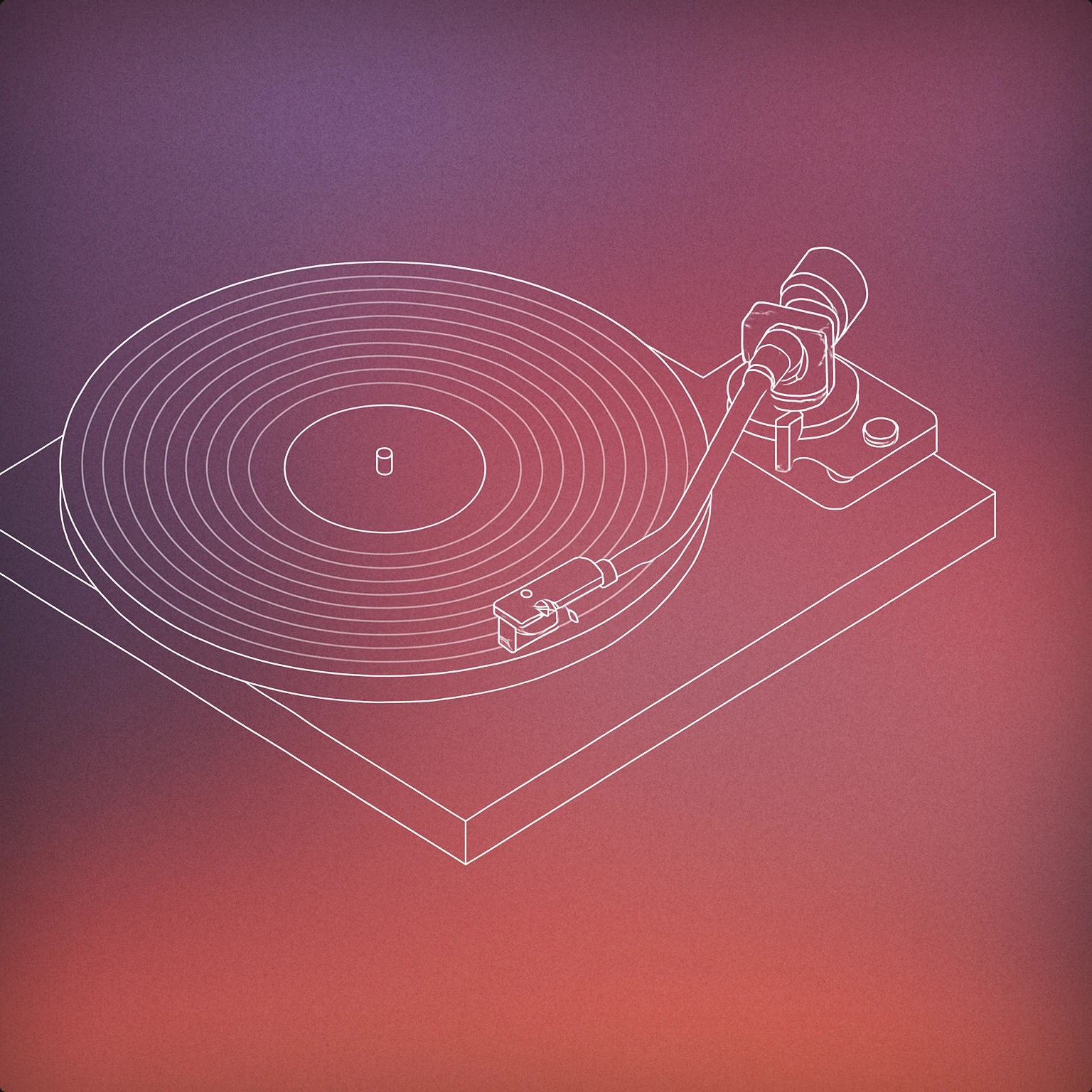 Cover of A vinyl record with a gently lifted stylus arm for Roll sound effects