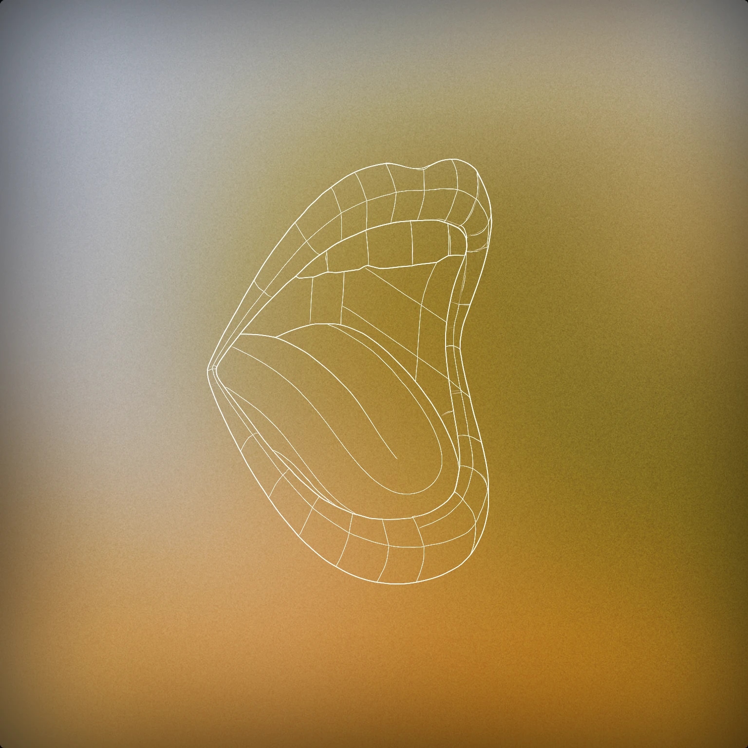 Cover of a stylized open mouth with a visible tongue and slightly parted lips, shaped as if exclaiming for Ohh Yeah sound effects