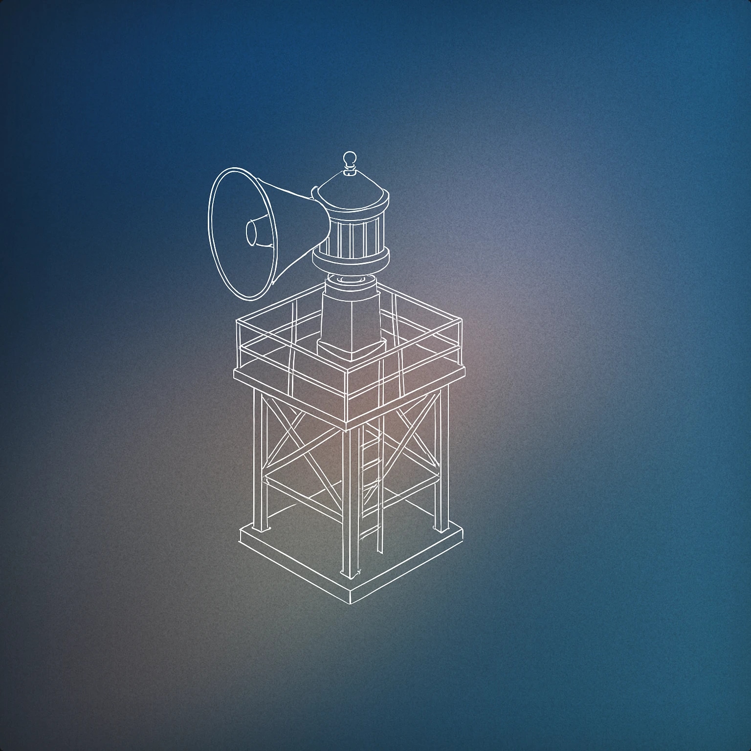 Cover of factory siren tower for Industrial sound effects