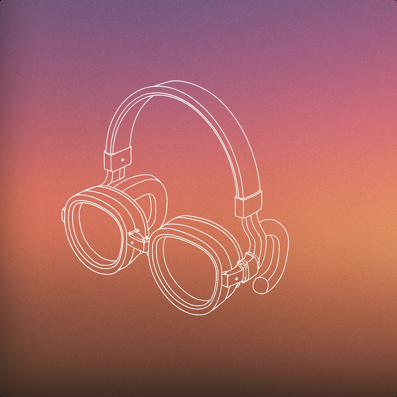 Cover of Headphones shaped like swimming goggles for Swim sound effects