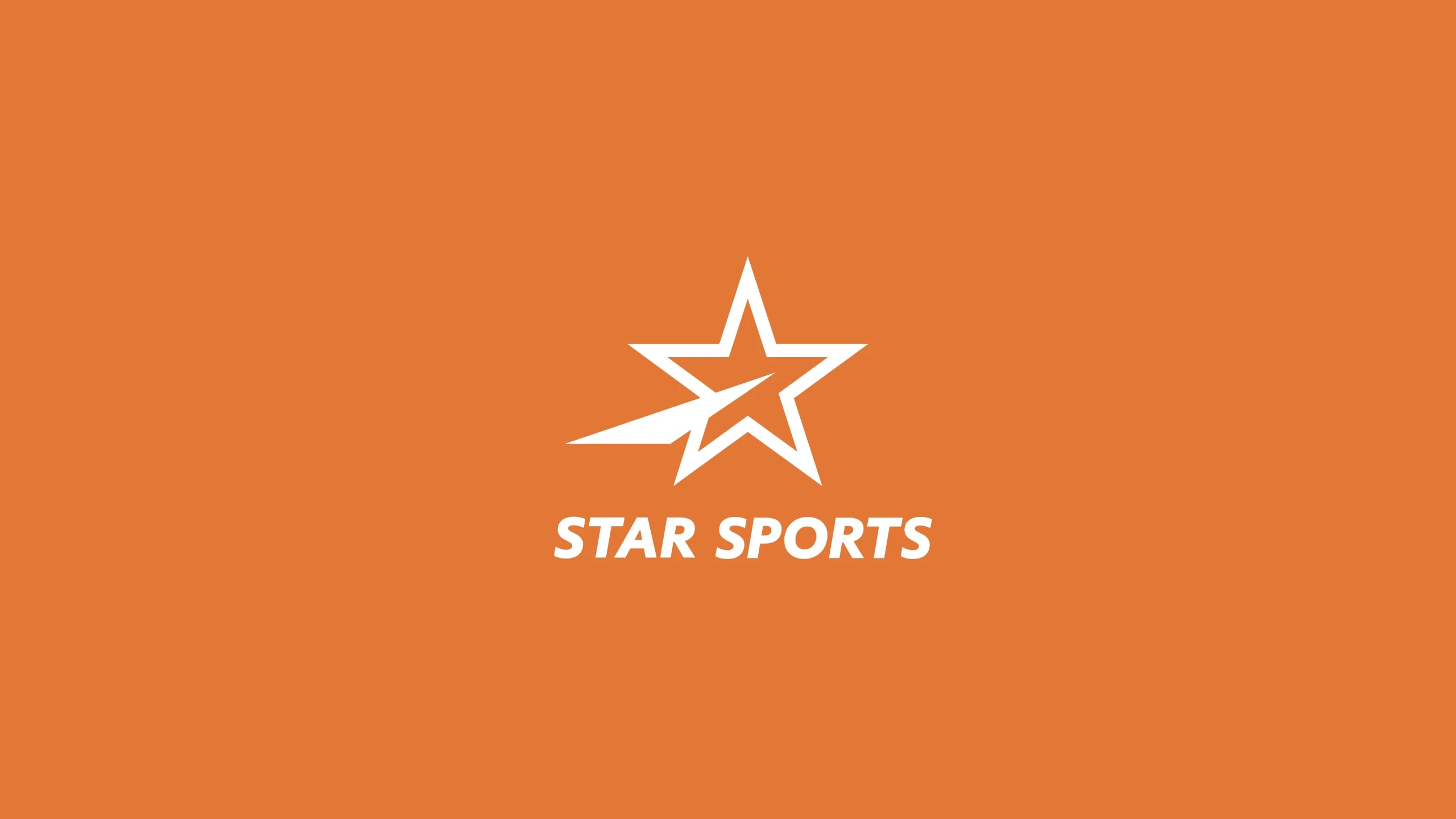 Star Sports logo with a white star outline and the text "STAR SPORTS" on an orange background.