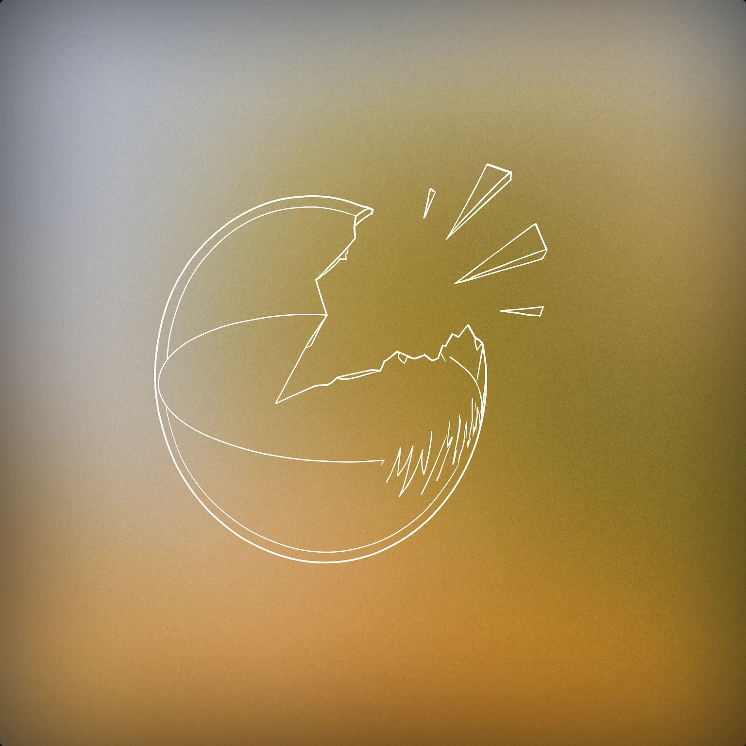 Cover of A single bubble mid-burst, with a clean split and a few sharp fragments flying outward for Popping sound effects