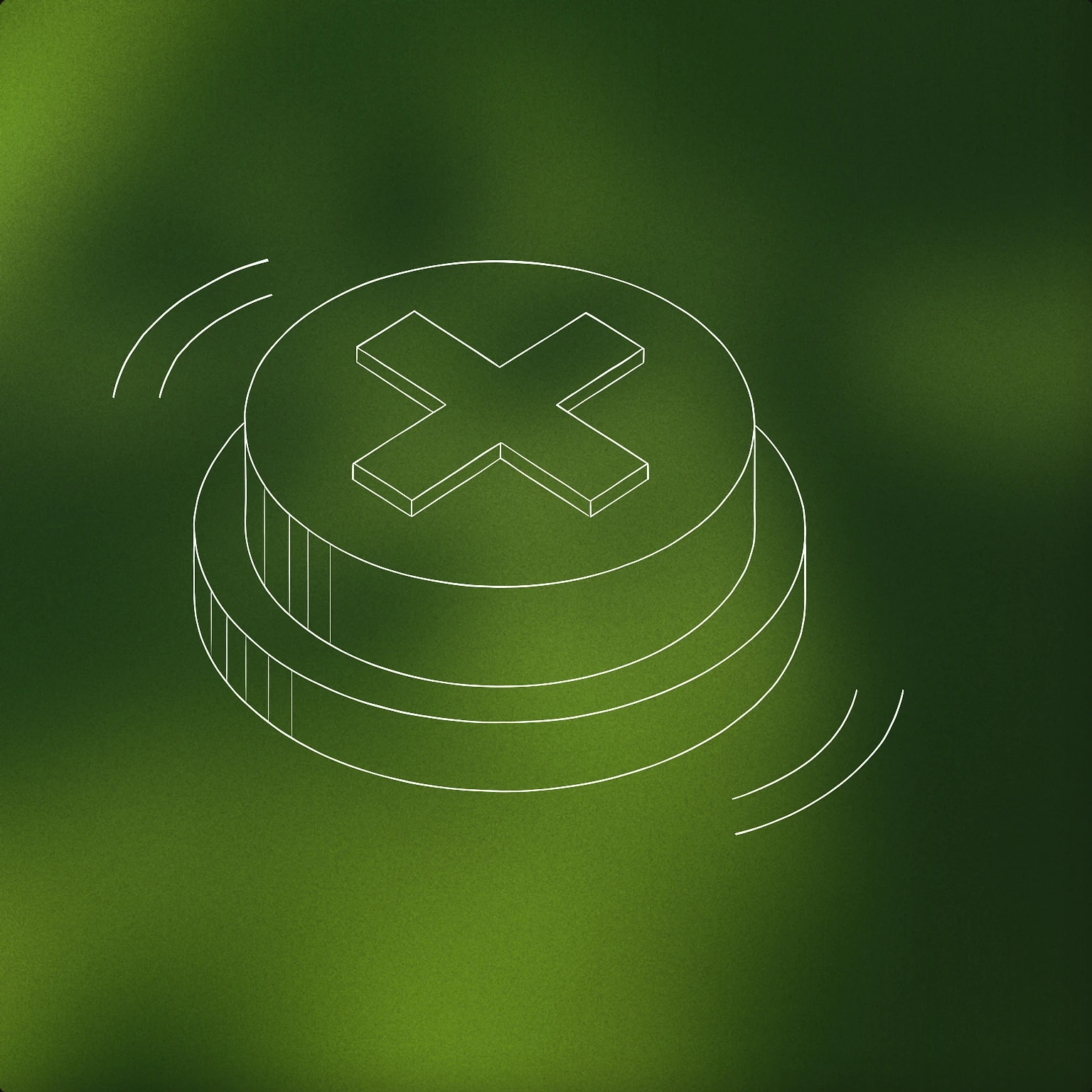 Cover of a large, stylized X button with subtle vibration lines around it for Incorrect Buzzer sound effects