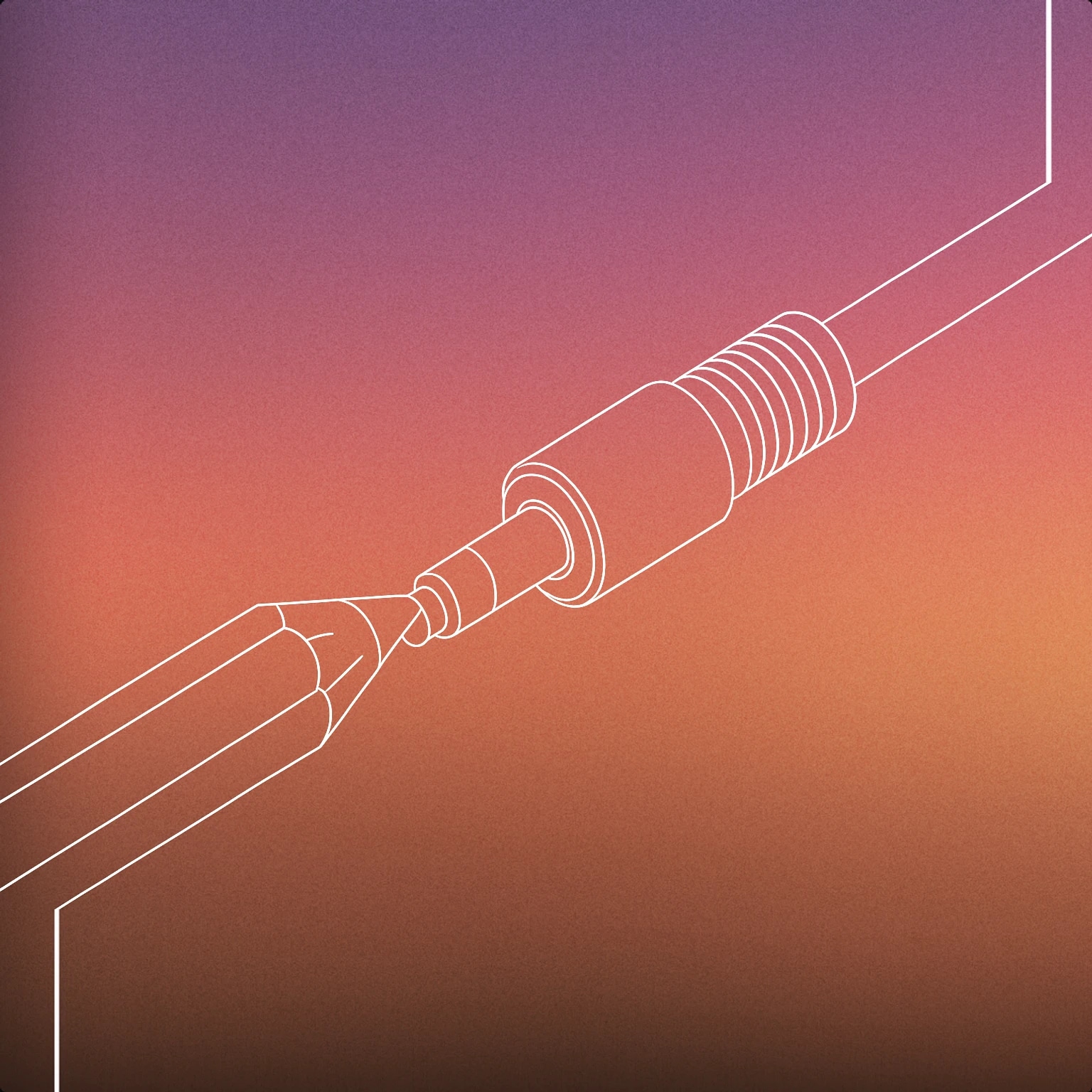 Cover of Pencil tip resting on the end of an audio cable for Drawing sound effects