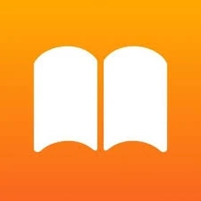 Open book icon on an orange gradient background.
