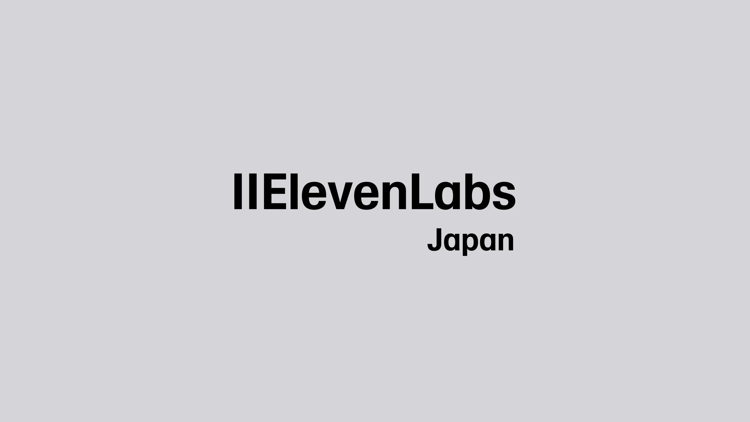 IIElevenLabs Japan
