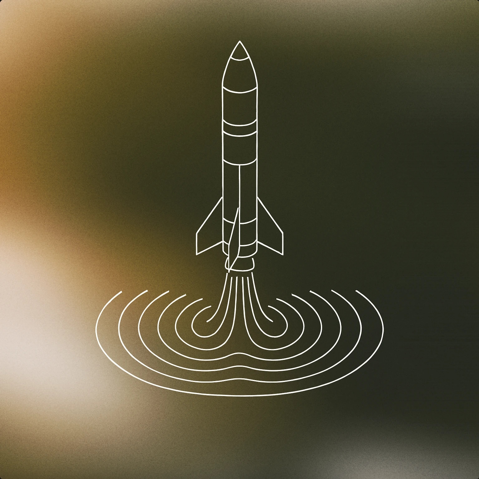 Cover of A stylized rocket with a prominent soundwave emanating from its base, symbolizing the powerful audio impact of a launch for Rocket Launch sound effects