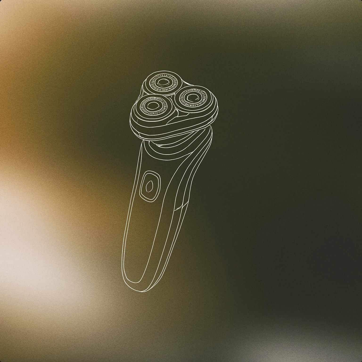 Cover of electric razor for Buzzing sound effects