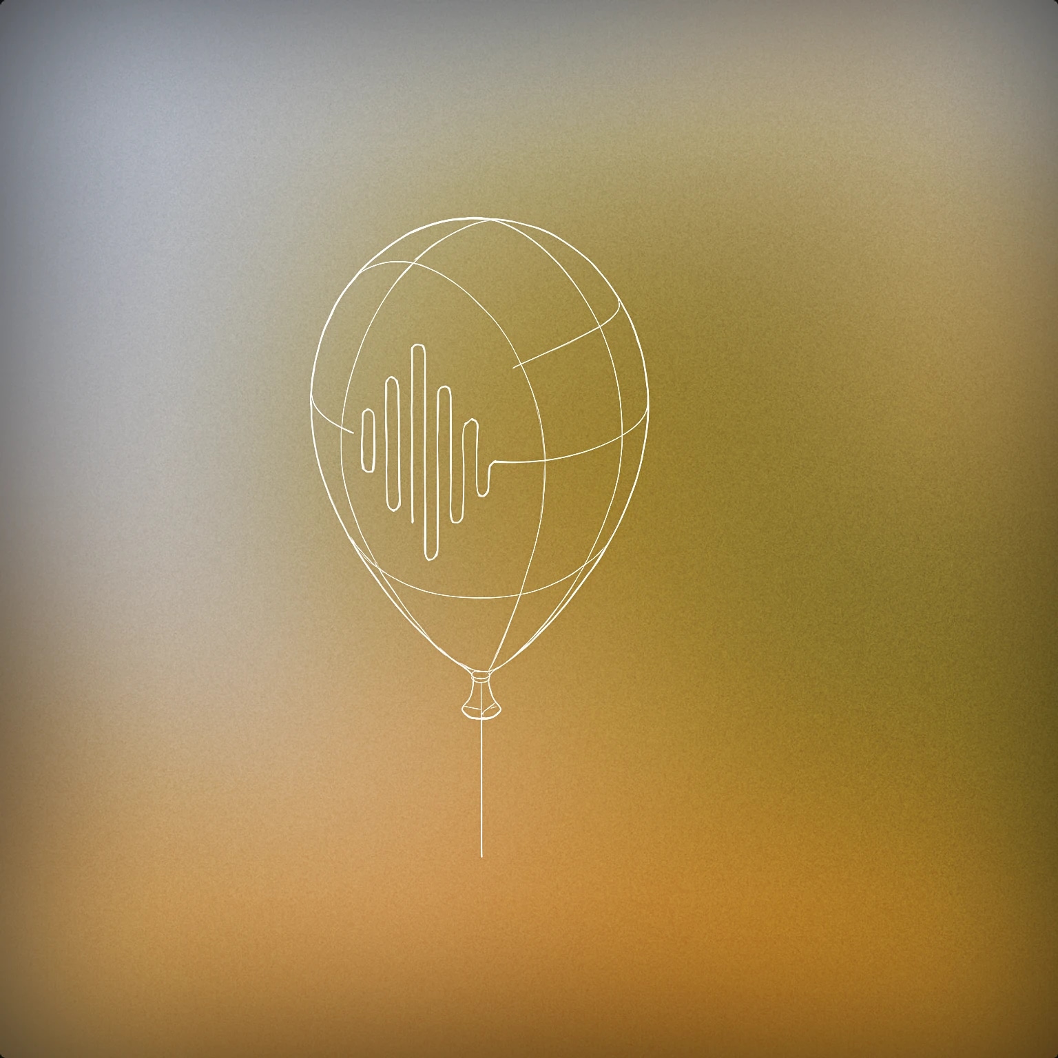 Cover of A single floating balloon with a stylized soundwave symbol integrated into its surface for Balloon sound effects