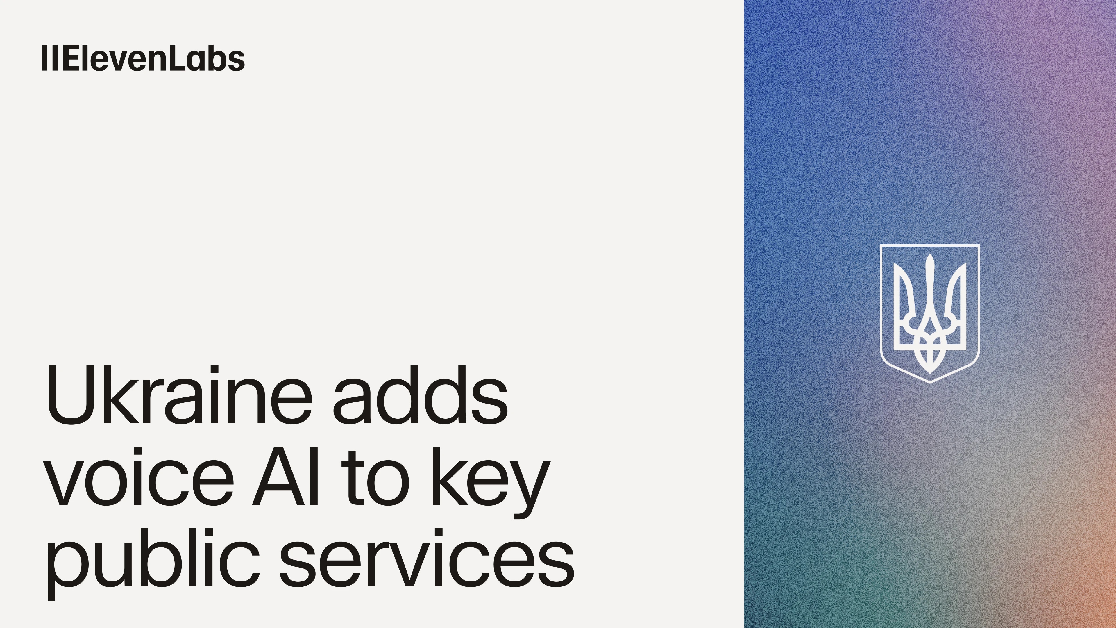 Ukraine adds voice to key public services