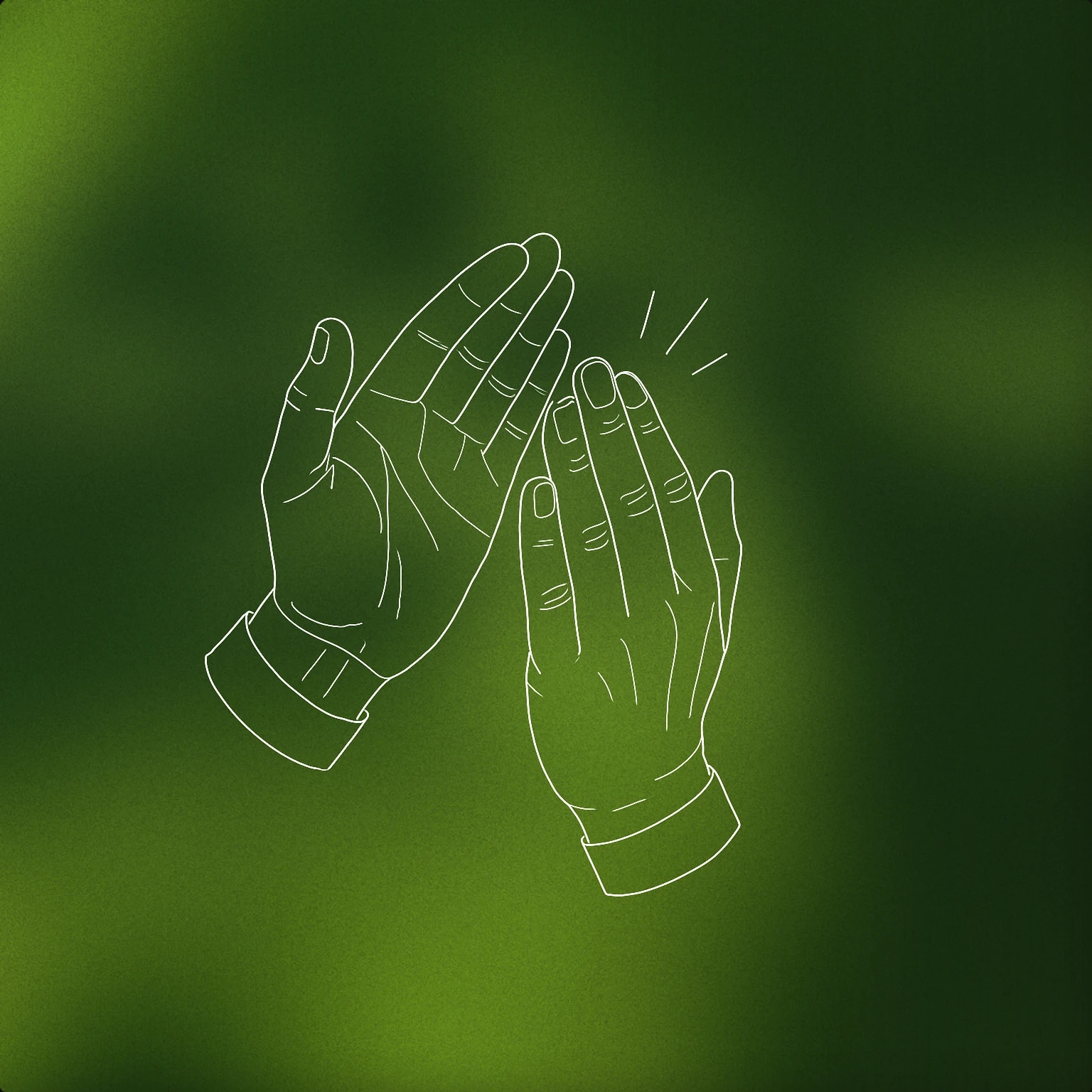 Cover of two hands in the act of clapping, palms facing each other and slightly apart for Clap Clap sound effects