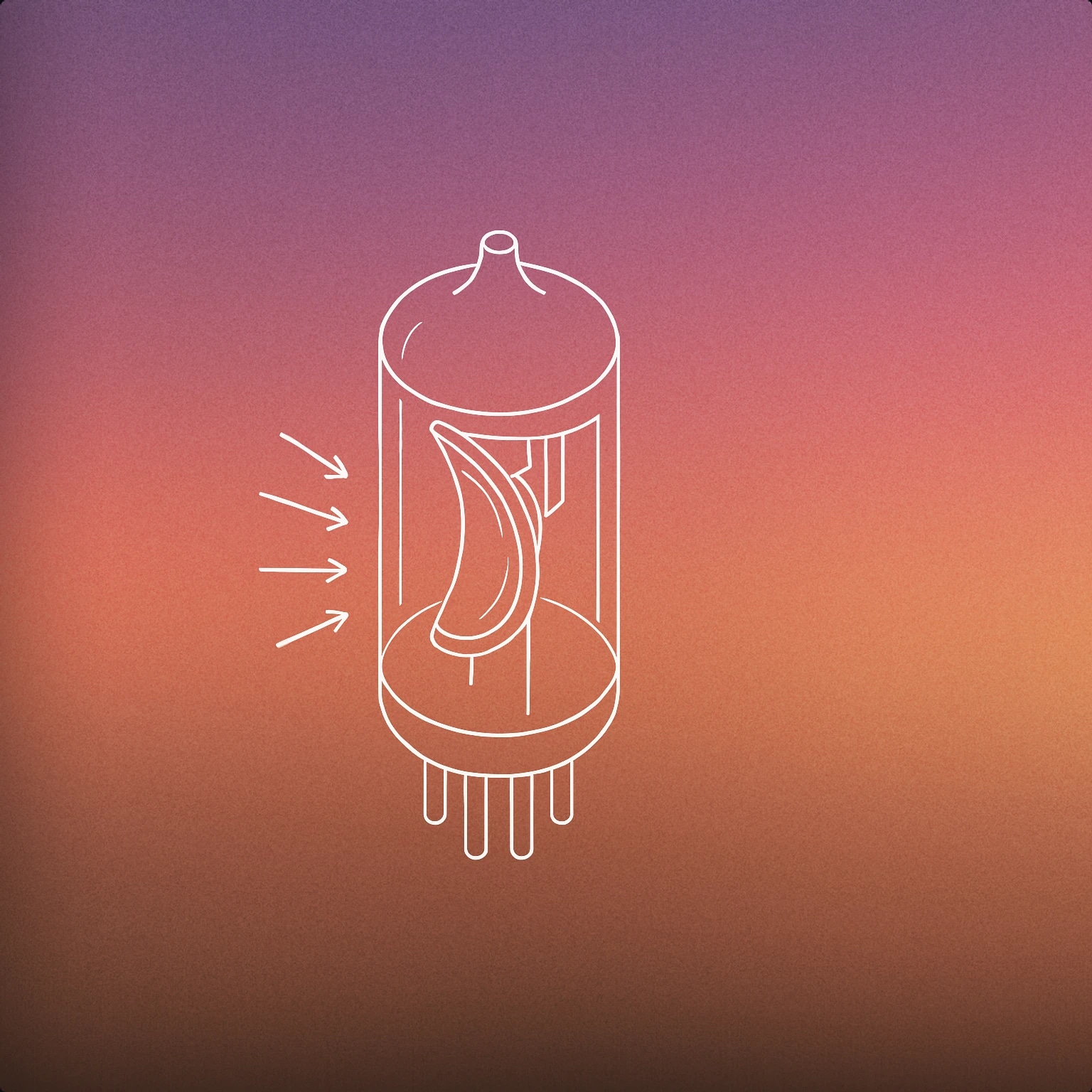 Cover of A stylized vacuum tube with a visible diaphragm being pulled inward, surrounded by subtle motion lines indicating inward air movement for Suction sound effects