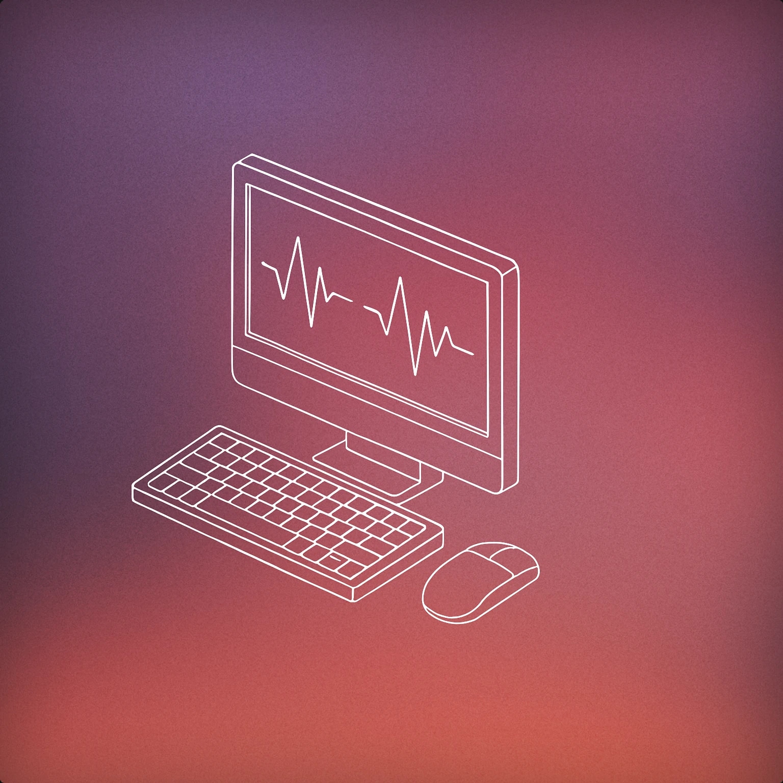 Cover of A desktop computer with visible waveform icons on the screen for Work sound effects