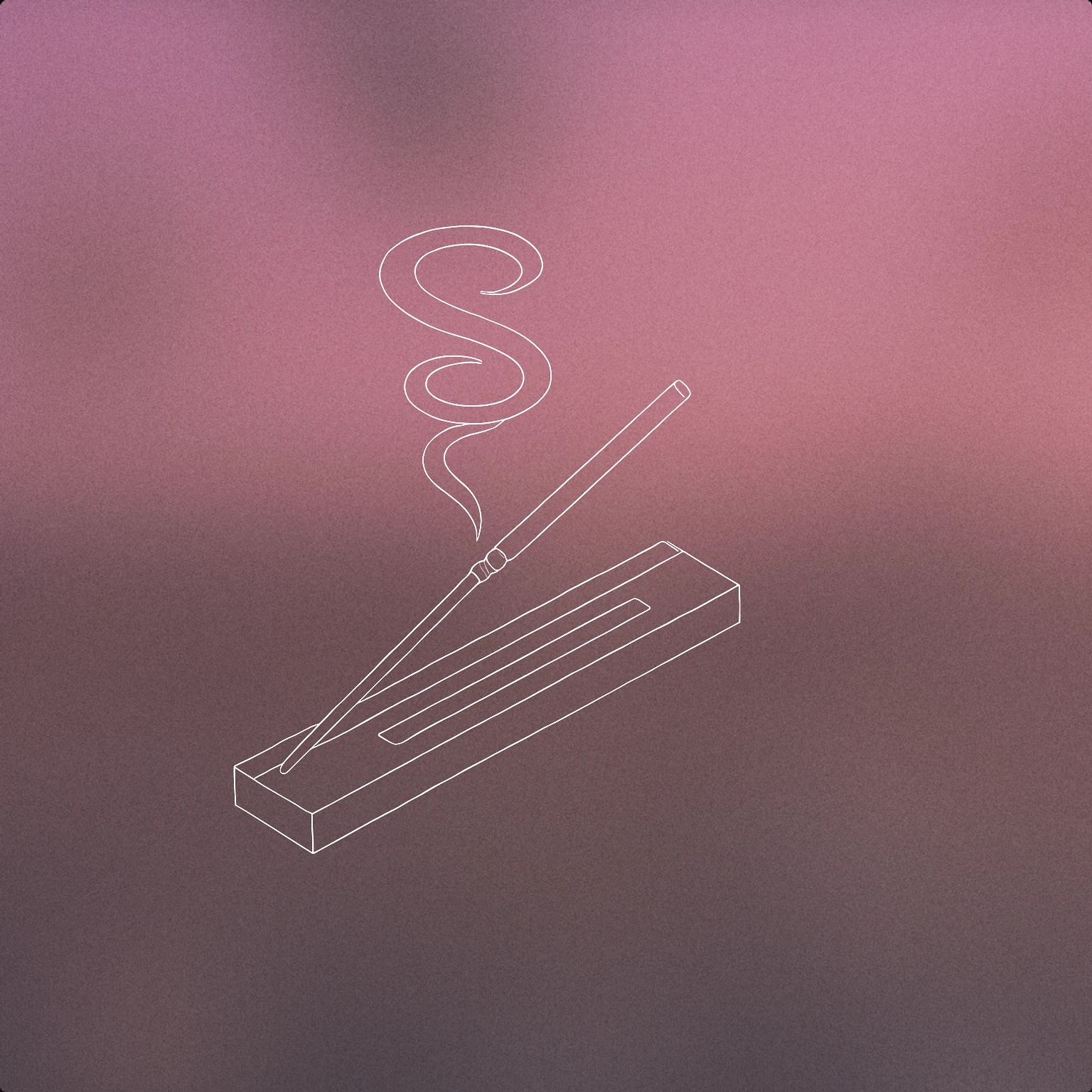 Cover of A stylized incense stick emitting a gentle spiral of vapor for Smoke sound effects
