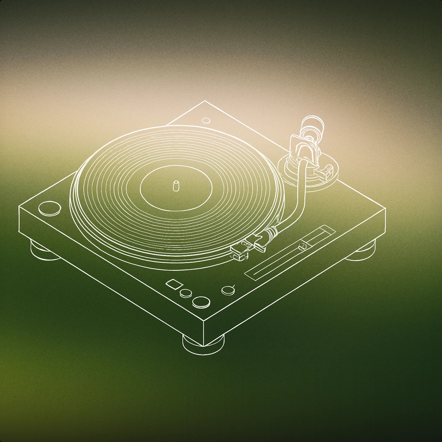 Cover of vinyl record player for Classic sound effects