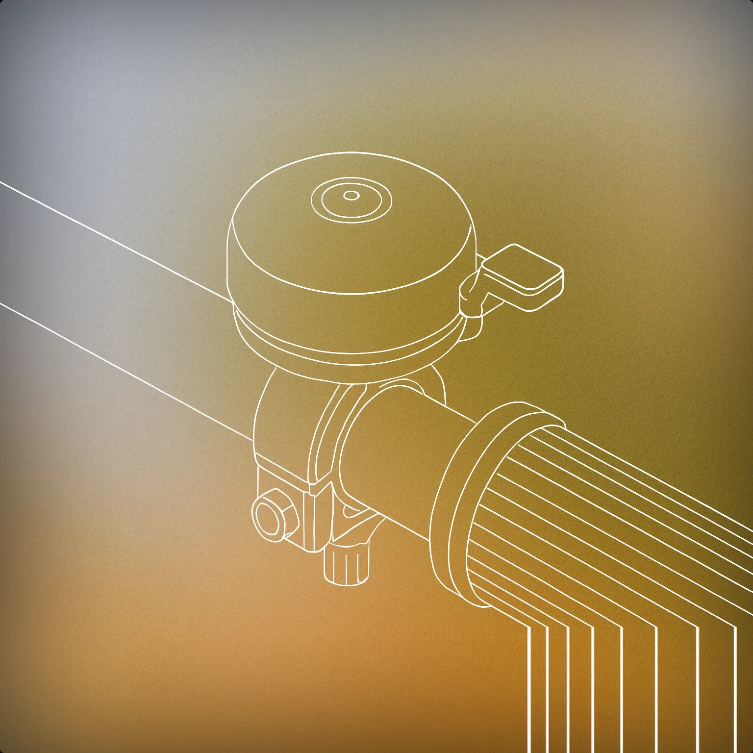 Cover of Bicycle bell mounted on a bicycle handlebar for Bicycle sound effects