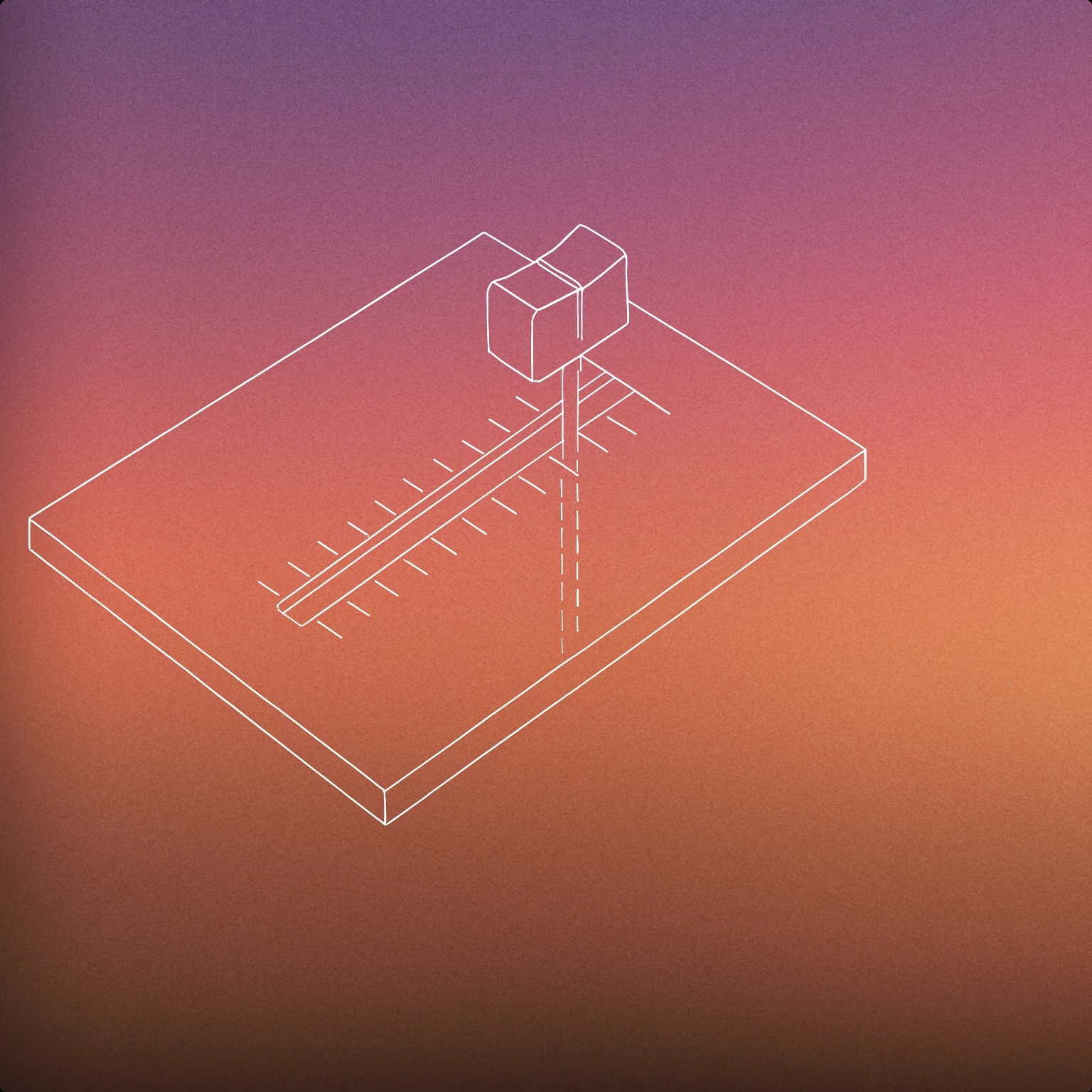 Cover of A single stylized audio fader slider positioned vertically at the maximum level on a mixing console for Highlighter sound effects