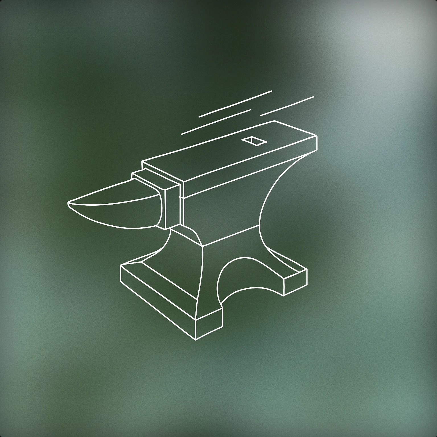 Cover of A stylized, exaggerated anvil with motion lines above it, as if it has just landed for Cartoon Crash sound effects