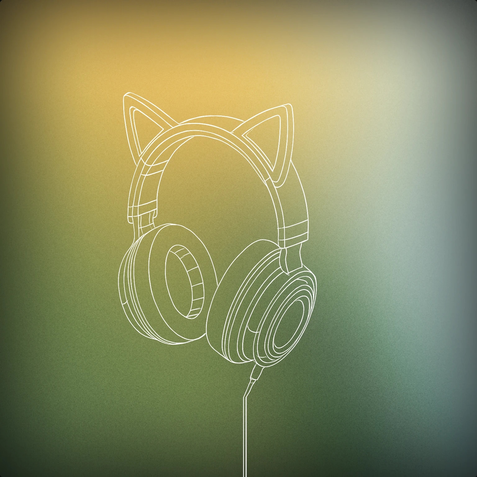 Cover of Cat-shaped headphone for Cat sound effects
