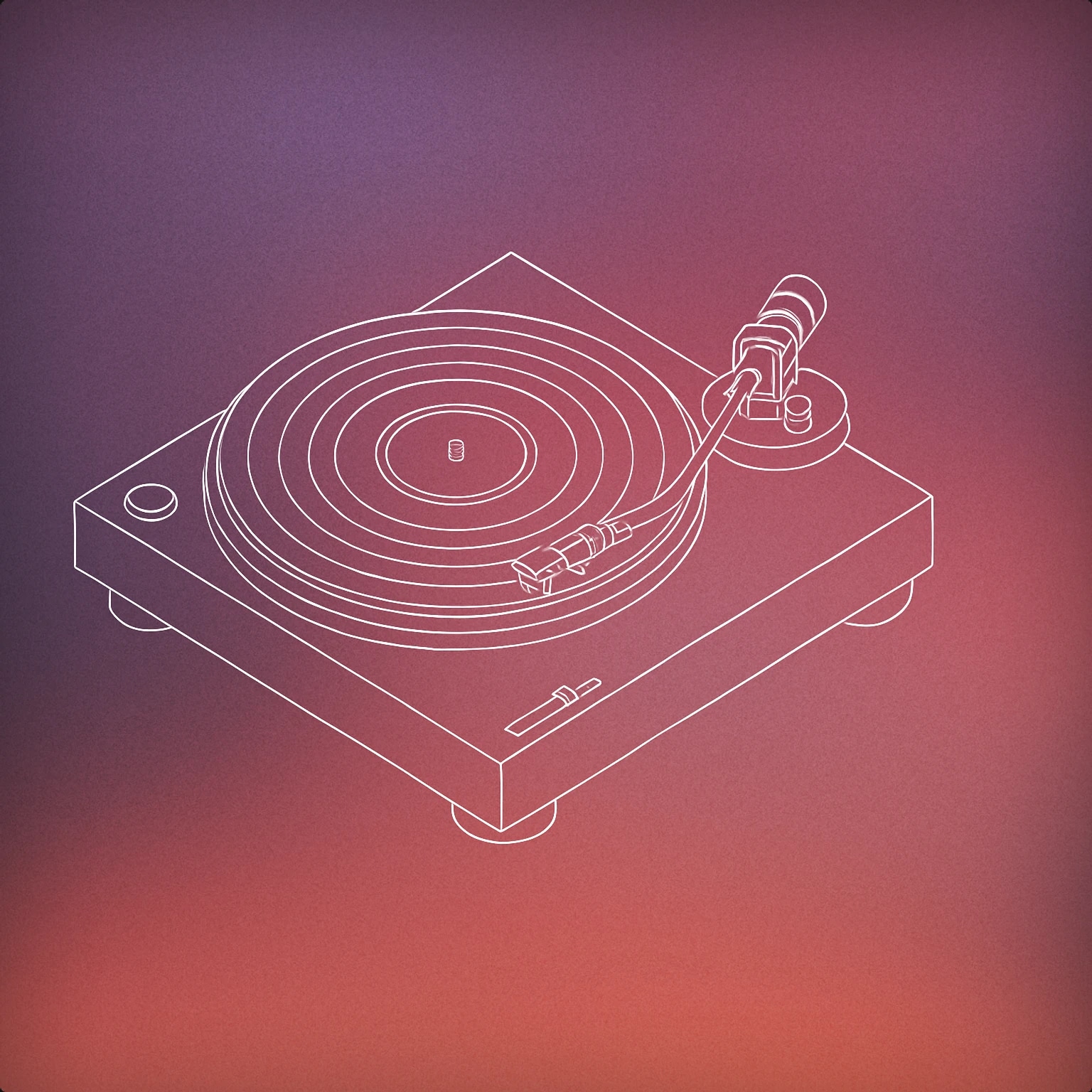 Cover of vinyl record on a turntable for Spinning sound effects