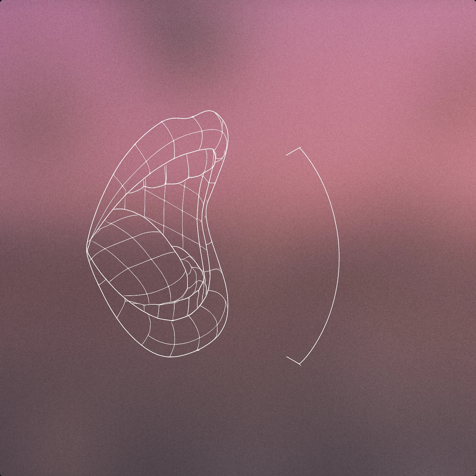 Cover of a stylized open mouth with a single, smooth arc representing sound or motion coming out for Barf sound effects