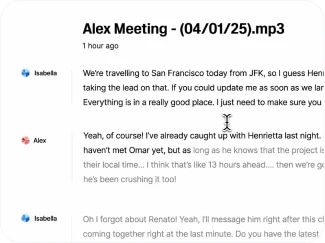 Lightning fast transcription