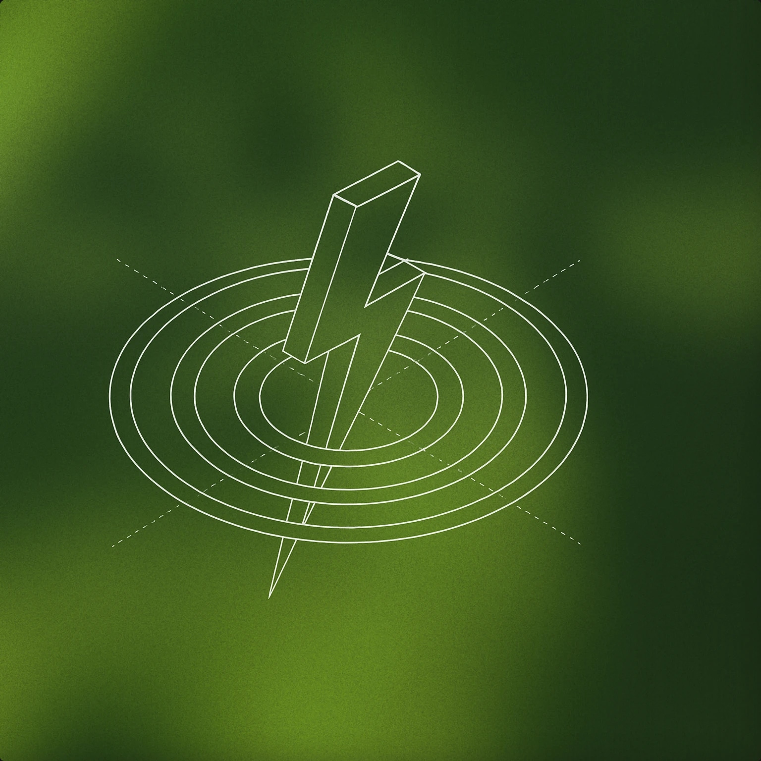 Cover of a stylized lightning bolt intersecting a circular sound ripple for Zap sound effects