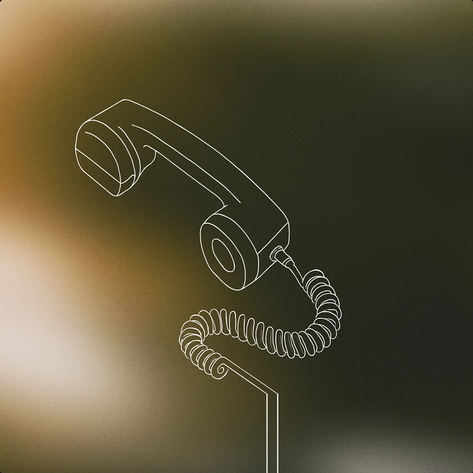 Cover of a classic telephone handset with a coiled cord for Call sound effects