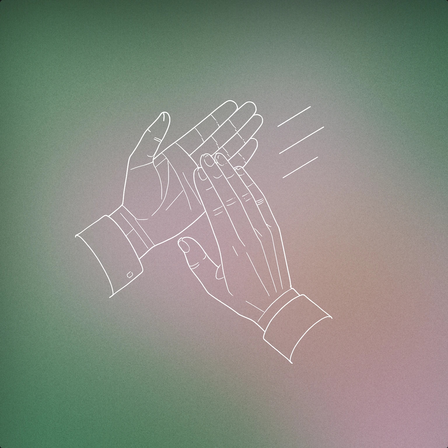 Cover of two hands mid-clap, slightly apart, with motion lines indicating movement for Slow Clap sound effects