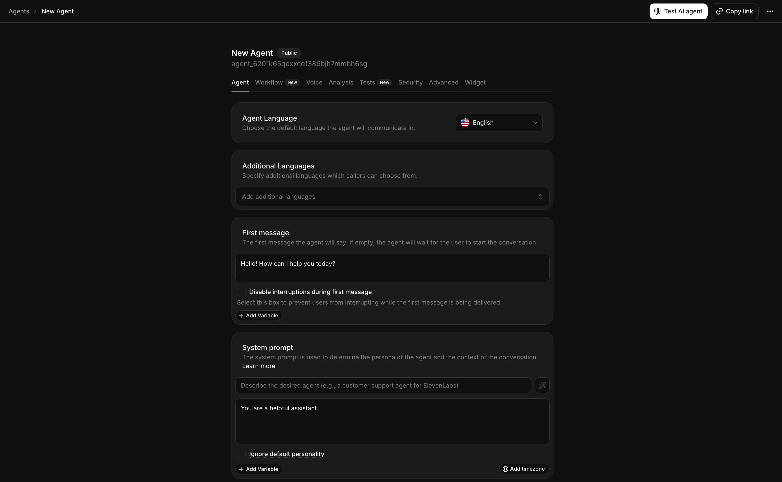 ElevenLabs Agent Platform