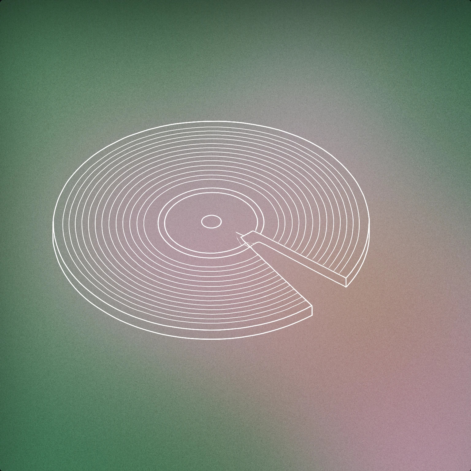 Cover of Vinyl record with a missing fragment for Mystery sound effects