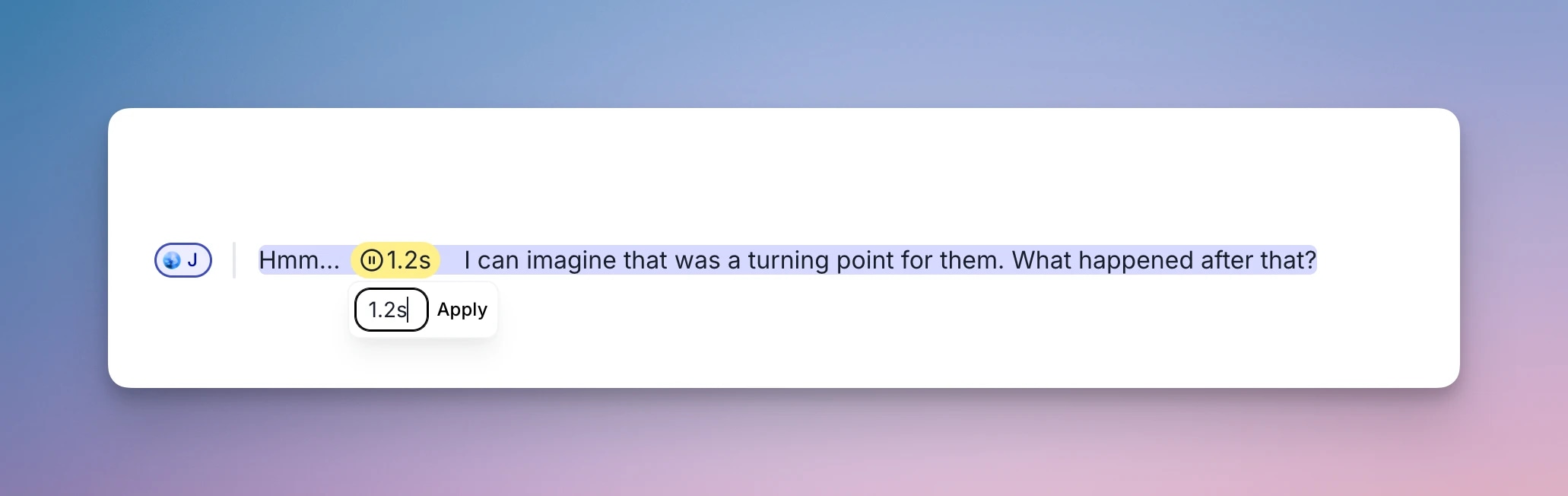 Pause Control in Studio