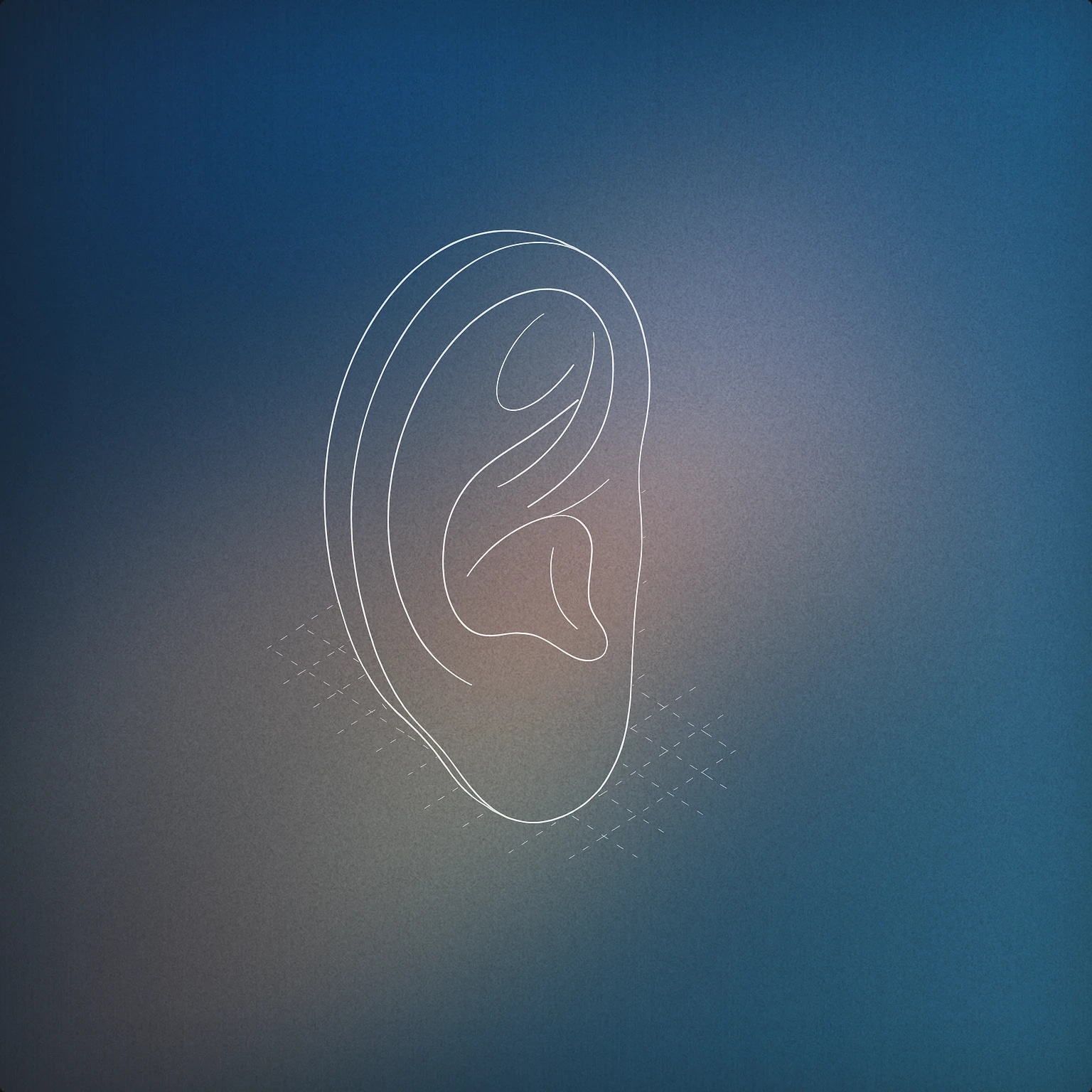 Cover of A stylized ear with a subtle, smooth surface texture for Skin sound effects
