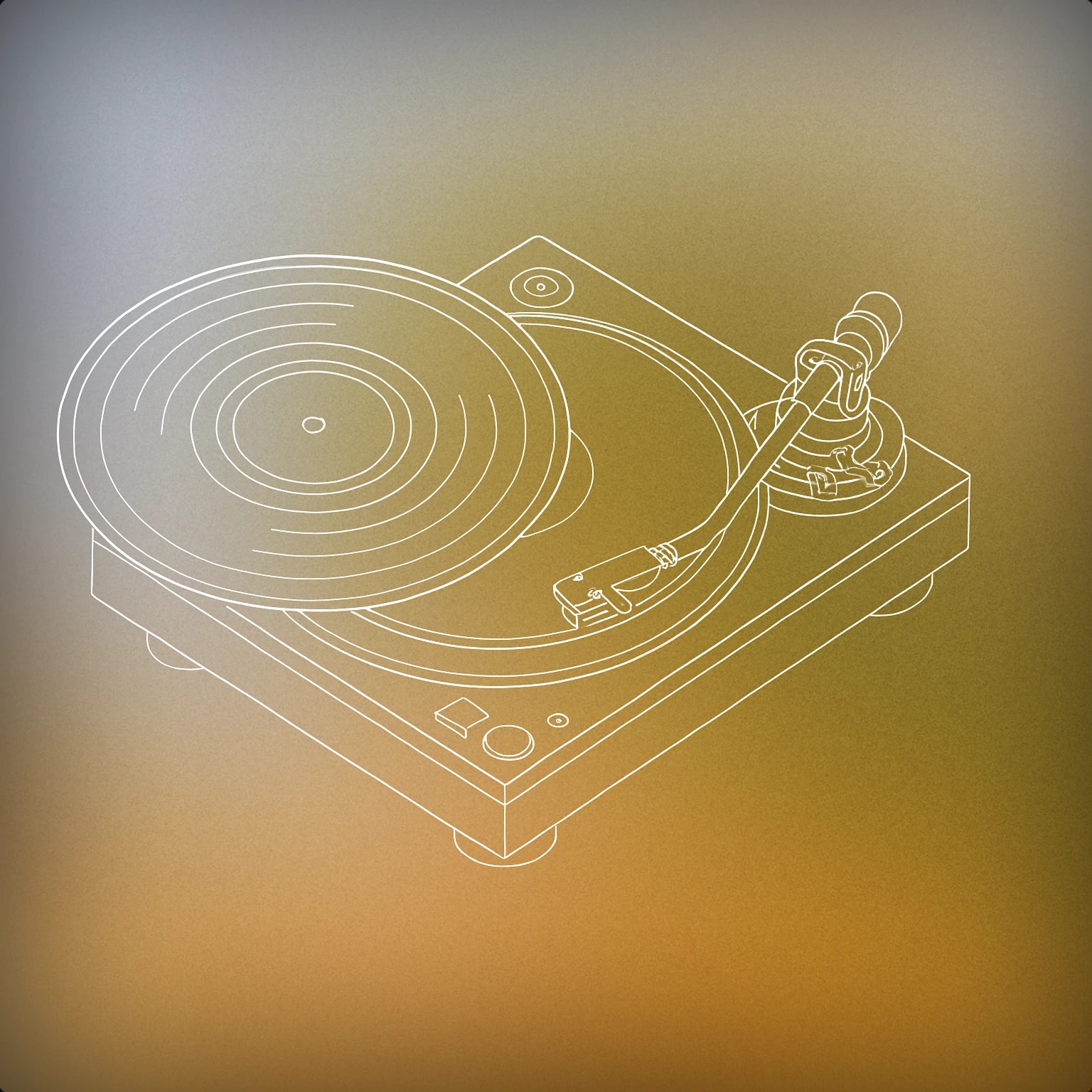 Cover of vinyl record partially slipping off a turntable for Slip sound effects