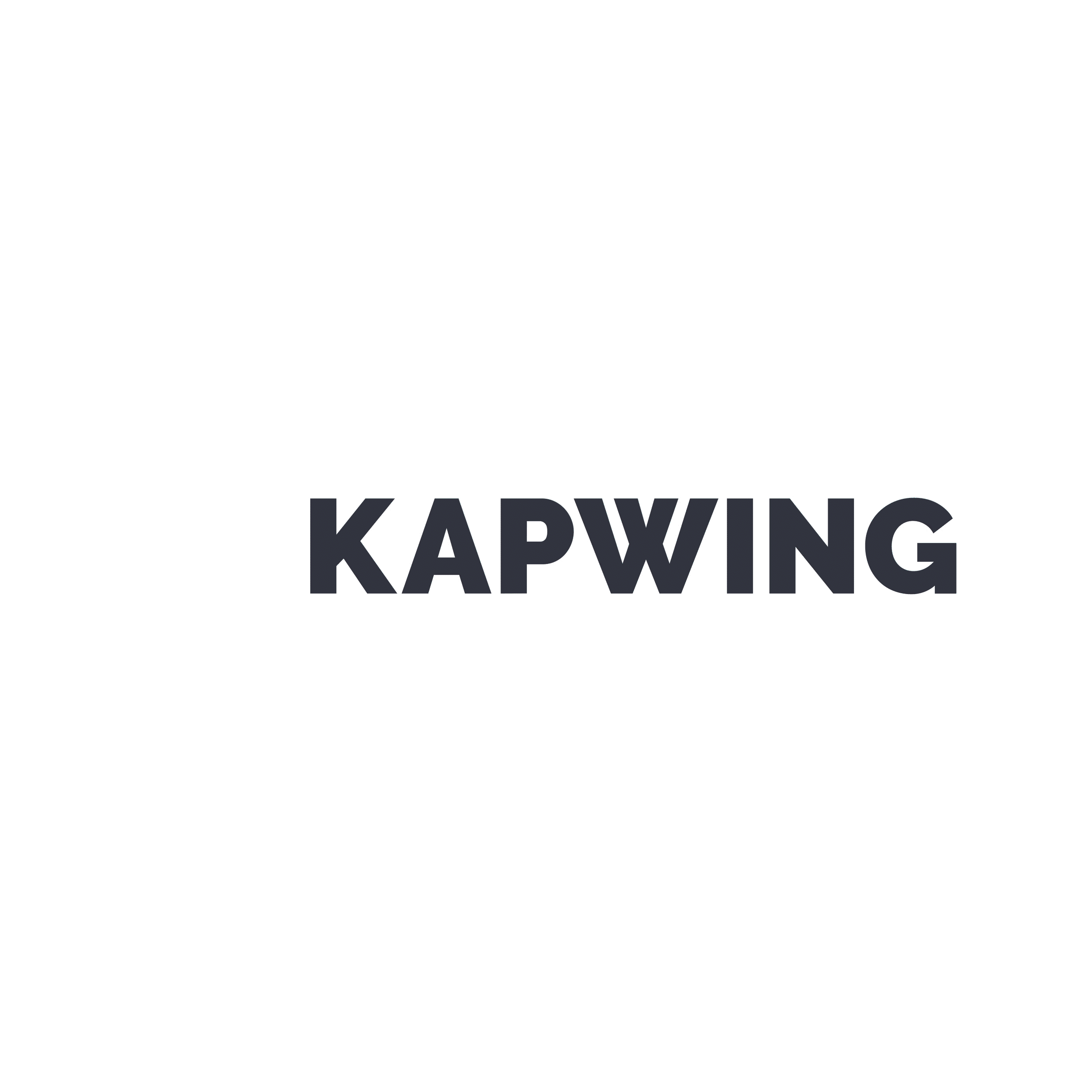 KAPWING logo in black text on a white background