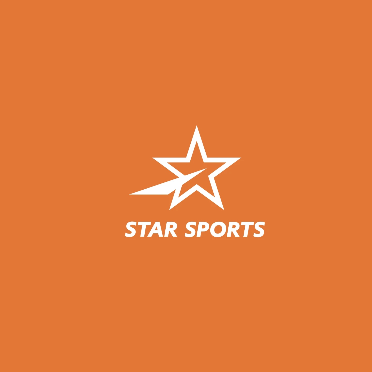 Star Sports logo with a white star and the text "STAR SPORTS" on an orange background.