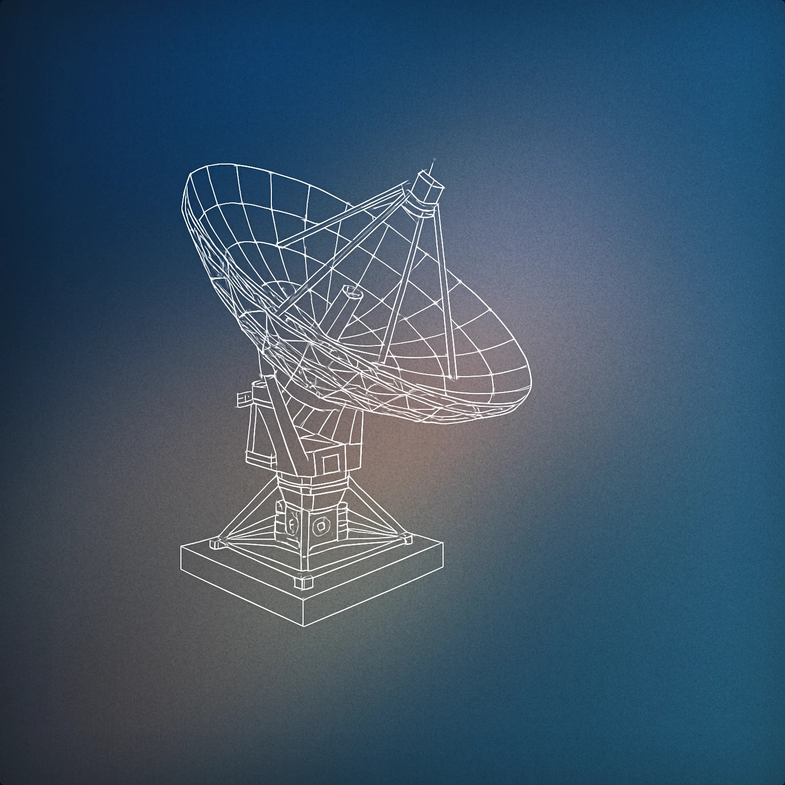 Cover of radar dish for Military sound effects