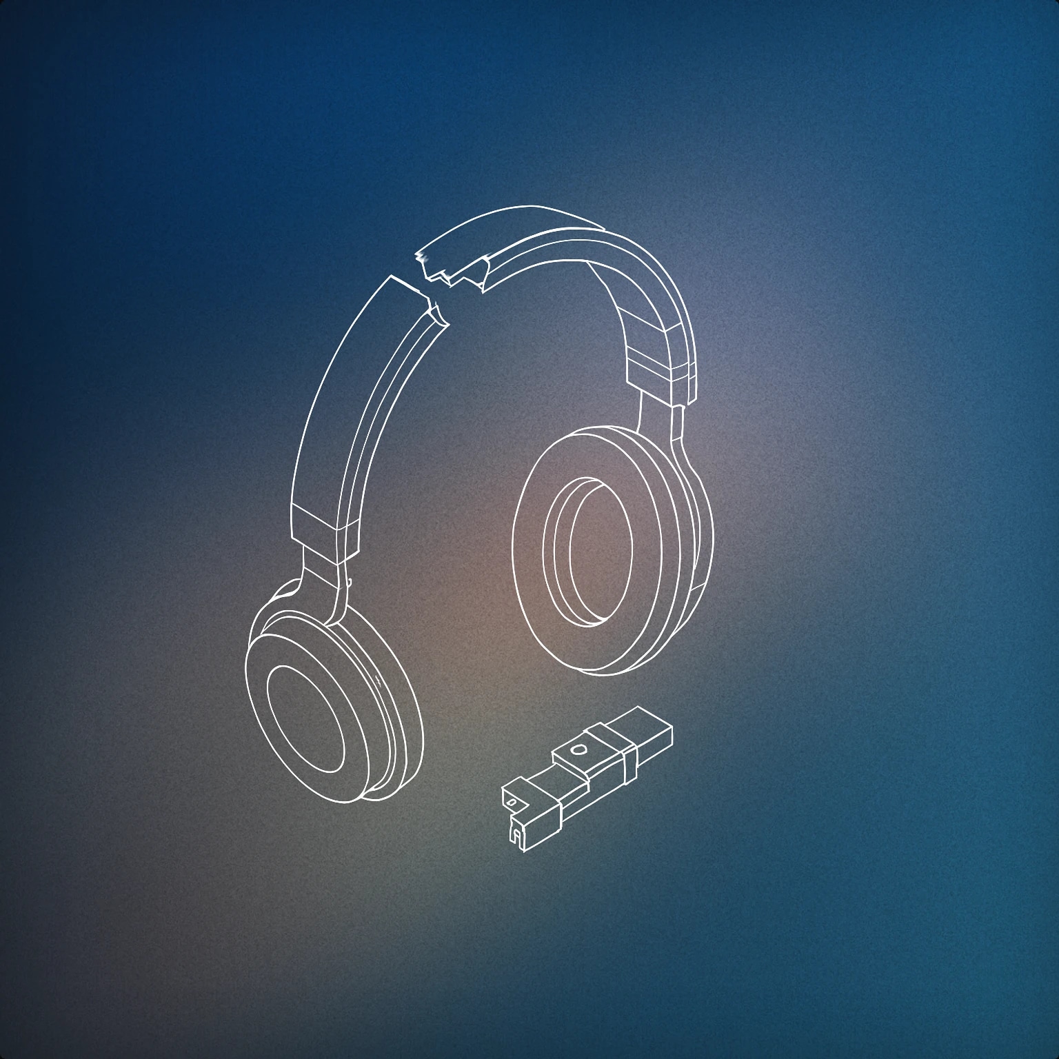 Cover of A broken pair of headphones with a snapped headband and disconnected earcups for Incorrect sound effects